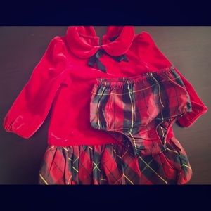 Ralph Lauren baby red dress with bloomers